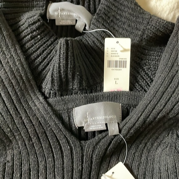 NWT: Anthropologie: Turtleneck Cut-out Shrug Set - Picture 8 of 9